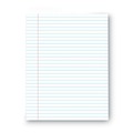 Office Jansan | Universal UNV11000 8.5 in. x 11 in. Glue Top Pads - Legal Rule, White (1 Dozen) image number 1