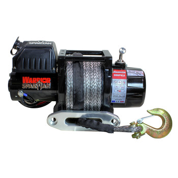 Warrior Winches 6000-SR Spartan Series 6000 lbs. Capacity Planetary Gear Winch with Synthetic Rope