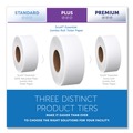 Cleaning & Janitorial Supplies | Scott 07805 Essential 3.55 in. x 1000 ft. 2-Ply Septic Safe JRT Jumbo Roll Bathroom Tissue - White (12 Rolls/Carton) image number 2