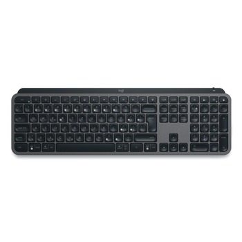 Logitech MX Keys S Keyboard with 108 Keys - Black