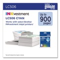 Ink & Toner | Brother LC506CS INKvestment 900 Page-Yield Ink - Cyan image number 2