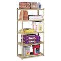 Office Filing Cabinets & Shelves | Tennsco LSS-361872 Stur-D-Stor 36.5 in. W x 18.5 in. D x 72 in. H Five-Shelf Shelving - Sand image number 1