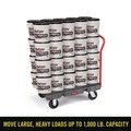 Utility Carts | Rubbermaid Commercial FG440300BLA 24 in. x 36 in. 1000 lbs. Capacity Heavy-Duty Platform Truck Cart - Black image number 4