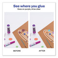 Customer Appreciation Sale - Save up to $60 off | Avery 00226 1.27 oz. Applies Purple Dries Clear Permanent Glue Stick - Purple image number 5