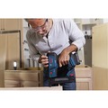 Crown Staplers | Bosch GTH18V-18MB12 18V Brushless Lithium-Ion 18-Gauge Cordless Narrow Crown Stapler Kit (2 Ah) image number 2