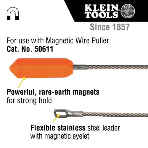 Klein Tools 50611ML Magnetic Wire Puller Replacement Leader