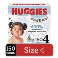 Cleaning & Janitorial Supplies | Huggies 56457 Snug and Dry 22 lbs. to 37 lbs. Diapers - Size 4 (150/Carton) image number 1
