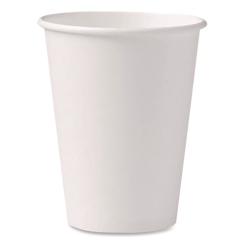 Cups and Lids | SOLO 412WN-2050 Paper Hot Cups 12 oz White 50/Pack image number 0
