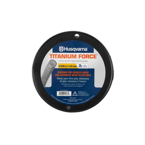 New Year New Savings! Save $25 off $150 | Husqvarna 639005106 Titanium Force 0.095 in. x 840 ft. Spooled String Trimmer Line image number 0