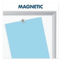  | Quartet 2545 60 in. x 36 in. Classic Series Porcelain Magnetic Dry Erase Board - White Surface, Silver Aluminum Frame image number 8