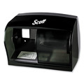 Paper Towels and Napkins | Scott 9604 11.1 in. x 6 in. x 7.63 in. Essential Coreless SRB Tissue Dispenser - Black image number 2
