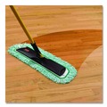 Cleaning Cloths | Rubbermaid Commercial FGQ41800GR00 18 in. Microfiber Dust Pad with Fringe - Green image number 4
