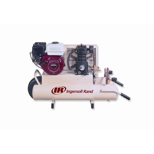 Portable Air Compressors | Ingersoll Rand SS3J5.5GH-WB 5.5 HP 8 Gallon Oiled Wheelbarrow Air Compressor image number 0