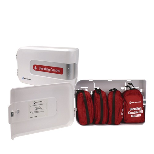 First Aid | First Aid Only 91143 64-Piece SmartCompliance Complete Deluxe Pro Bleeding Control Station image number 0