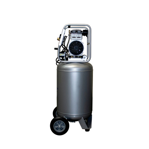 California Air Tools 2 HP 20 Gallon Ultra Quiet and OilFree Steel Tank Dolly Air Compressor
