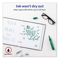 Office Jansan | Avery 07885 Broad Chisel Tip Regular Desk-Style MARKS A LOT Permanent Marker - Green (1-Dozen) image number 4