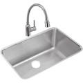 Kitchen Sinks | Elkay ELUH281612 Lustertone 30-1/2 in. x 18-1/2 in. x 11-1/2 in., Single Bowl Undermount Sink (Stainless Steel) image number 1
