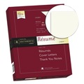 Office Jansan | Southworth RD18ICF 8.5 in. x 11 in. 32 lbs. Bond Weight 100% Cotton Resume Paper - Ivory (100/Box) image number 1