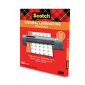 Office Jansan | Scotch TP3854-100 9 in. x 11.5 in. 3 mil Laminating Pouches - Gloss Clear (100/Pack) image number 1