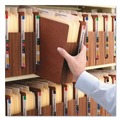 Office Jansan | Smead 73691 5-1/4 in. Straight Tab Expansion File Pockets - Letter, Brown (10/Box) image number 4