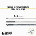 Wire & Conduit Tools | Klein Tools 56418 3-Piece Hi-Flex 18 ft. Glow Rods Set image number 6