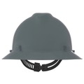 Hard Hats | MSA 454731 V-Gard Slotted Full-Brim Hat with Staz-On Suspension - Gray image number 0