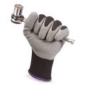 Work Gloves | KleenGuard 97271 G40 Latex Coated Gloves - Medium (Size 8)/Gray/Black (12/Pack) image number 5
