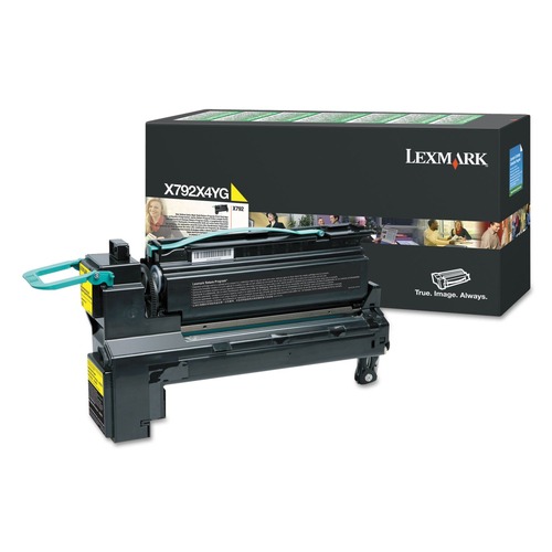 Ink & Toner | Lexmark X792X4YG 20000 Page Yield Return Program Extra High-Yield Toner - Yellow image number 0