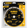 Circular Saw Blades | Dewalt DW4714T 7 in. XP Turbo Segmented Diamond Blade image number 1