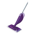 Mops | Swiffer 92811 WetJet 11 in. x 5 in. Cloth Head 46 in. Aluminum Plastic Handle Mop - White/Purple/Silver (2/Carton) image number 2