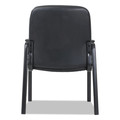  | Alera ALEVN4319 Bonded Leather 25.63 in. x 26 in. x 37.63 Guest Chair - Black image number 3