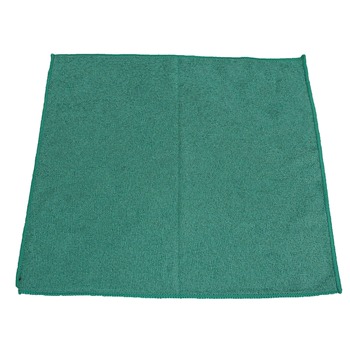Impact 16 in. x 16 in. Lightweight Microfiber Cloths - Green (240/Carton)