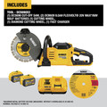 Concrete Saws | Dewalt DCS690X2 FlexVolt 60V MAX Cordless Brushless 9 in. Cut-Off Saw Kit image number 1