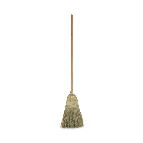 Brooms | Boardwalk BWKBR10001 60 in. Corn Brooms - Black/Natural (6/Carton) image number 0