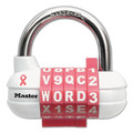 Office Jansan | Master Lock 1534D 2.5 in. Wide Password Plus Hardened Steel Shackle Combination Lock - Chrome/Assorted image number 1