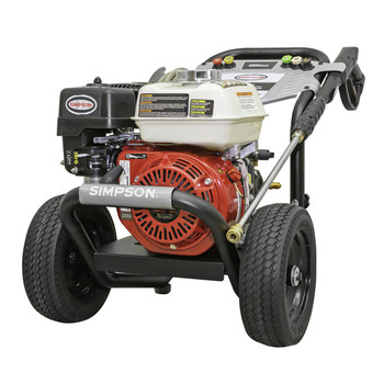 PRESSURE WASHERS | Simpson 61014 3500 PSI at 2.5 GPM HONDA GX200 with AAA AX300 Axial Cam Pump Cold Water Professional Gas Pressure Washer