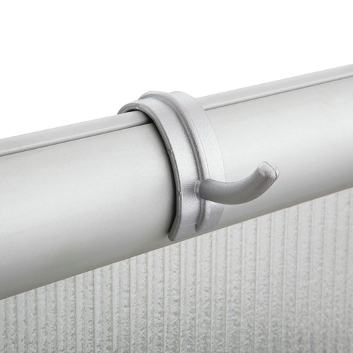 Customer Appreciation Sale - Save up to $60 off | Safco 2007GR Rumba Whiteboard Screen Accessories Table Hooks - Silver (1-Pair) image number 0