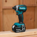 Impact Drivers | Makita XDT131 18V LXT Brushless Lithium-Ion 1/4 in. Cordless Impact Driver Kit (3 Ah) image number 3