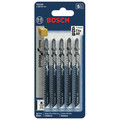 Jigsaw Blades | Bosch T111C 4 in. 8 TPI T-Shank Jigsaw Blade (5-Pack) image number 1