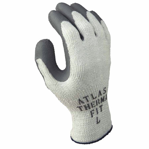 Work Gloves | SHOWA 451L-09 Atlas 451 Cold Weather Gloves - Large, Gray/White (1 Dozen) image number 0