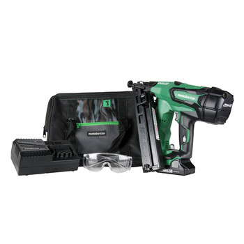 PRODUCTS | Factory Reconditioned Metabo HPT NT1865DMAMR 18V 15 Gauge Cordless Brushless Lithium-Ion Brad Nailer Kit