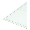 White Boards | U Brands 3967U00-01 35 x 23 Floating Glass Dry Erase Undated One Month Calendar - White image number 4