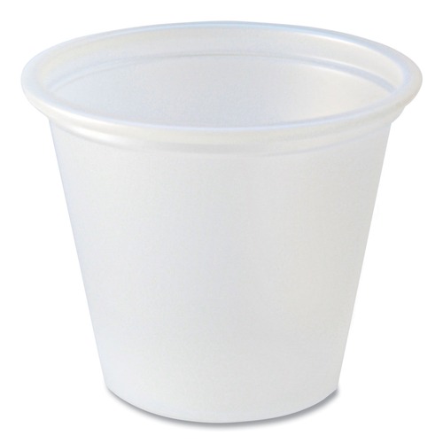 Bulk Savings Pricing 2 | Fabri-Kal 000000000009505192 1 oz Plastic Portion Cups - Translucent (250/Sleeve, 10 Sleeves/Carton) image number 0