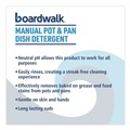 Dish Soaps | Boardwalk BWK4858 5 Gallon Manual Pot and Pan Dish Detergent - Fresh Breeze Scent image number 2