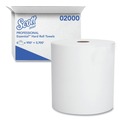 Cleaning & Janitorial Supplies | Scott 02000 8 in. x 950 ft. 1.75 in. Core 1-Ply Essential High Capacity Hard Roll Towels - White (6 Rolls/Carton) image number 0