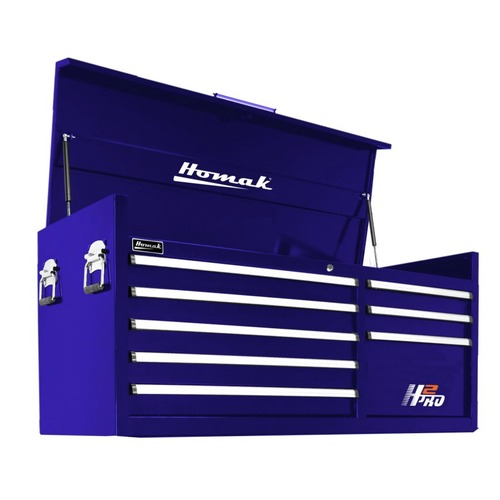 Tool Chests | Homak BL02056072 H2Pro Series 56 in. 8-Drawer Top Chest - Blue image number 0