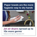 Paper Towels and Napkins | Tork 105065 1-Ply 7.91 in. x 8.85 in. PeakServe Continuous Hand Towel - White (12/Carton) image number 5