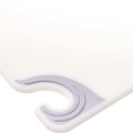 Food Service | San Jamar SAN CBG182412WH 24 in. x 18 in. x 0.5 in. Saf-T-Grip Plastic Cutting Board - White image number 2