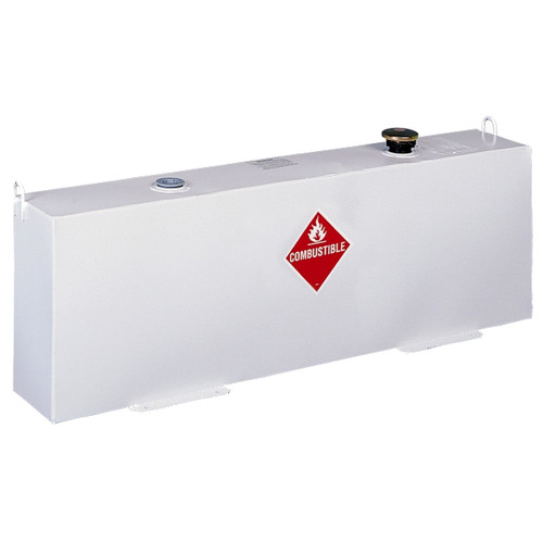 Liquid Transfer Tanks | JOBOX 486000 37 Gallon Vertical Steel Liquid Transfer Tank - White image number 0