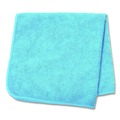 Office Jansan | Rubbermaid Commercial 1820583 16 in. x 16 in. Microfiber Cleaning Cloths - Blue (24/Pack) image number 3